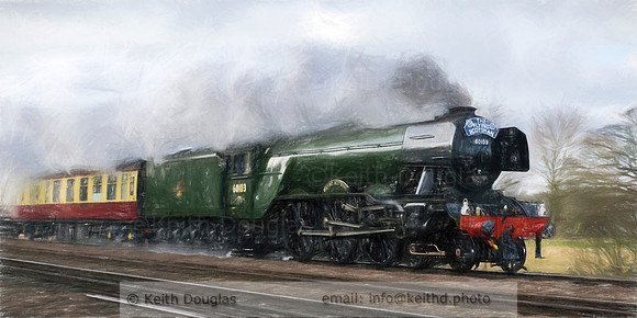 Flying Scotsman - back on the main line