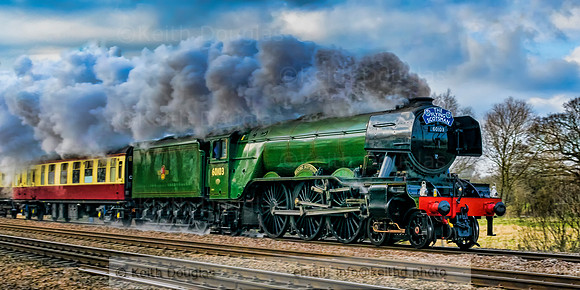 Flying Scotsman - back on the main line