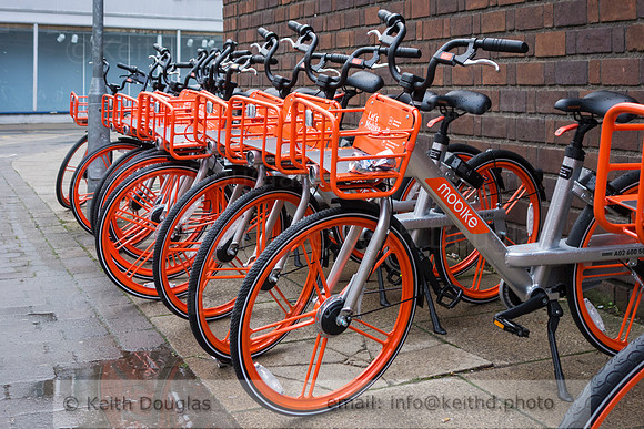 Mobikes in Cambridge